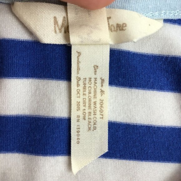 Matilda Jane Women's Size Small Bewitching Tidbit Blue White Pink Tunic Top - Picture 7 of 9